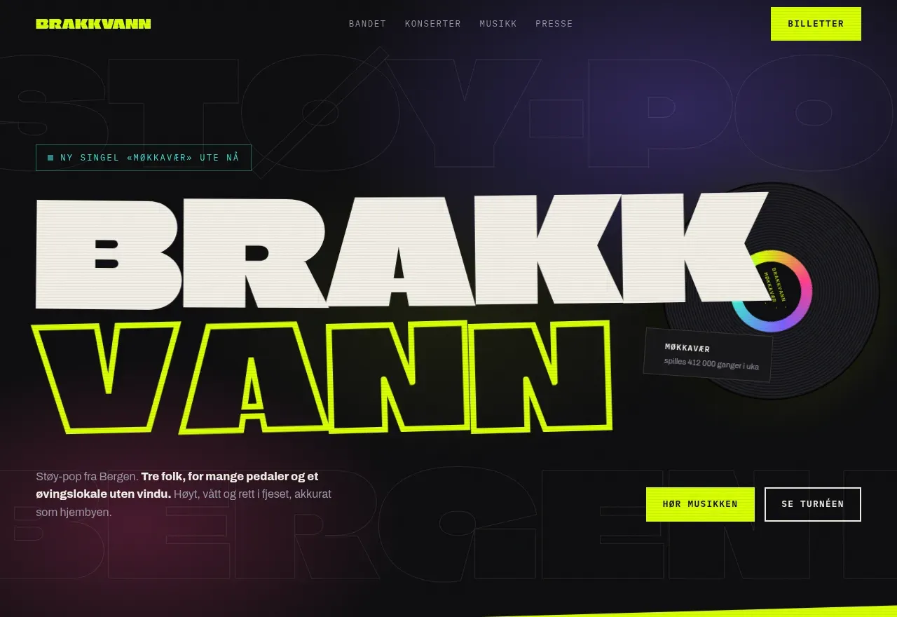 Skjermbilde av BRAKKVANN
