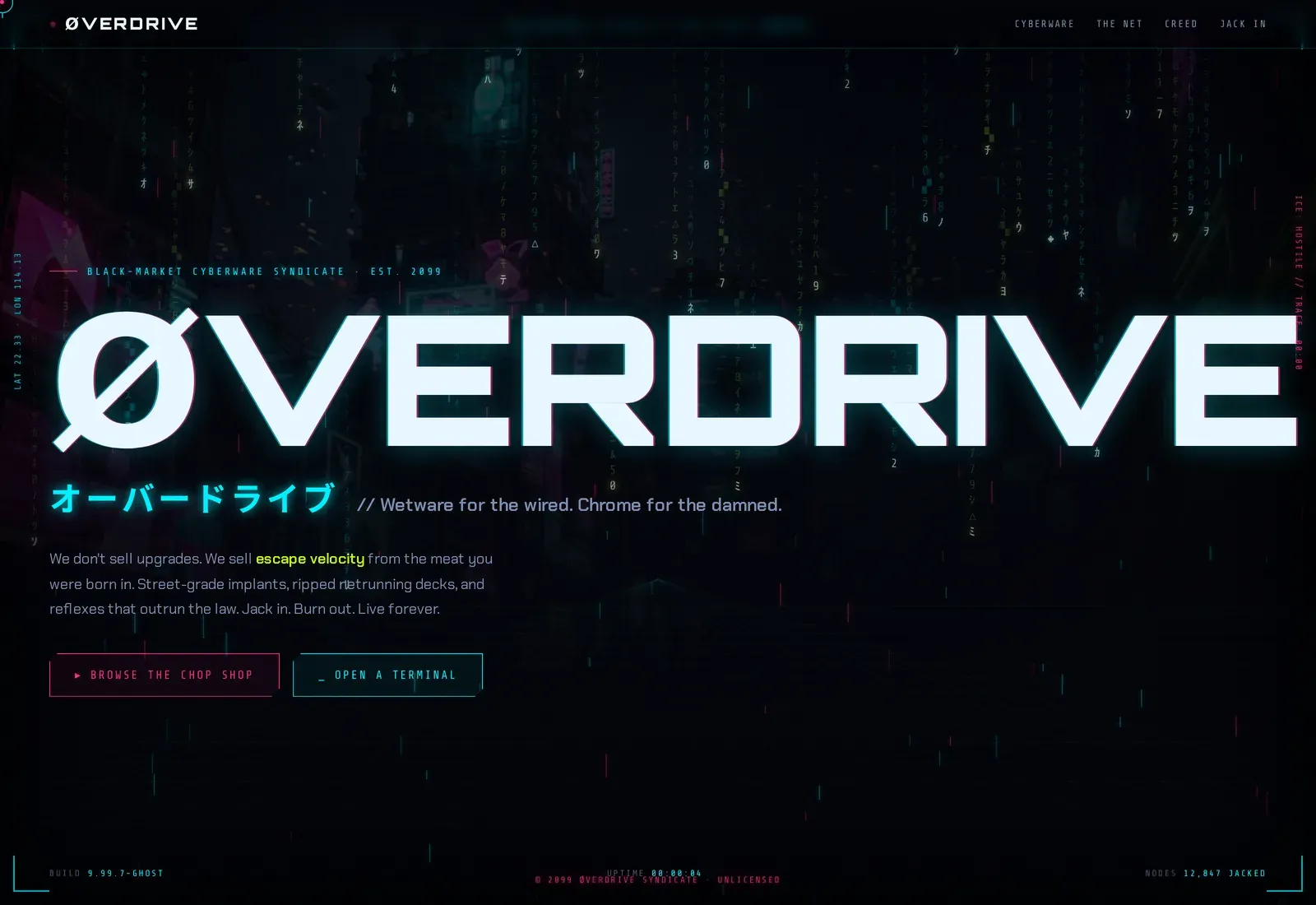 Skjermbilde av ØVERDRIVE