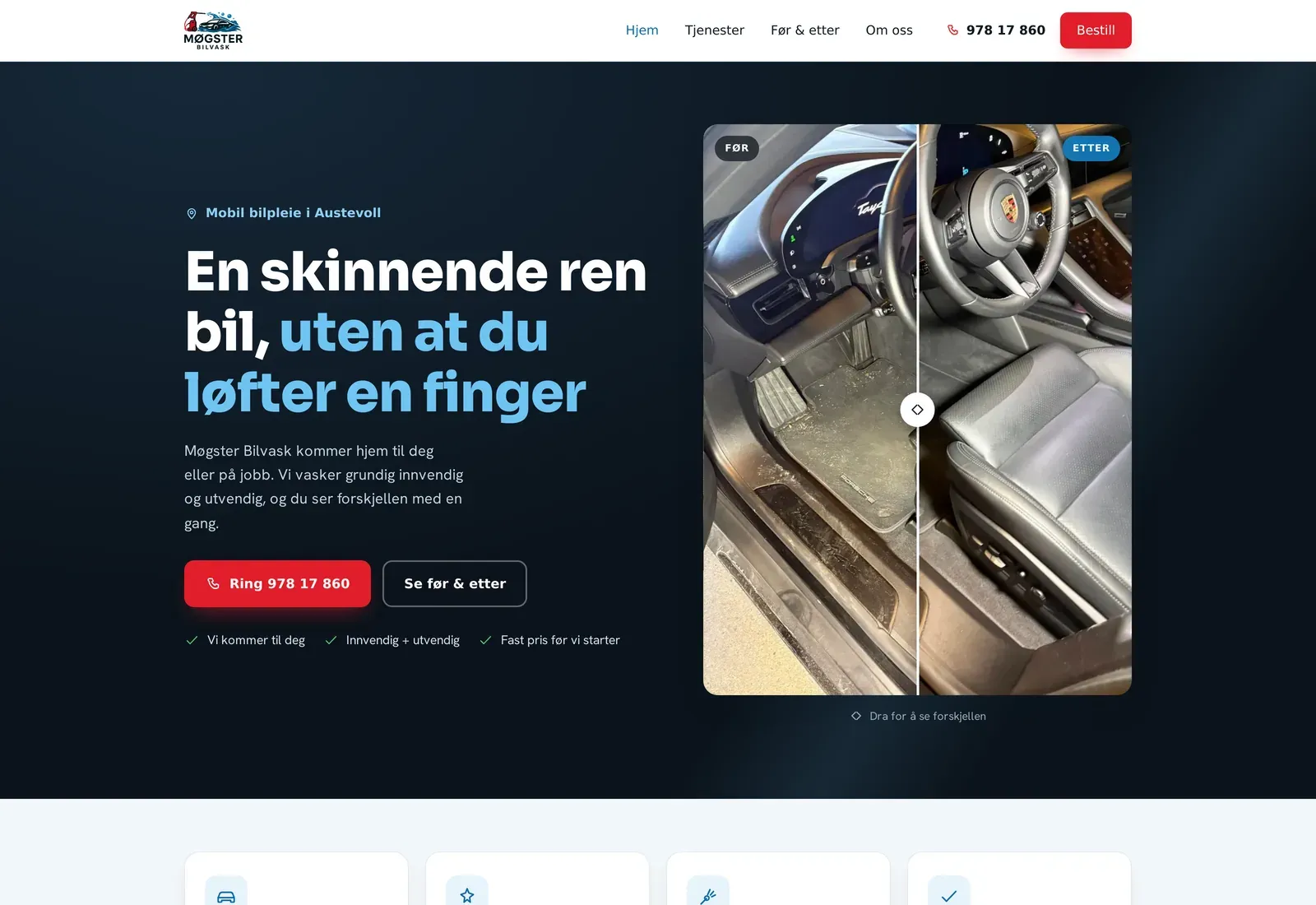 Skjermbilde av Møgster Bilvask